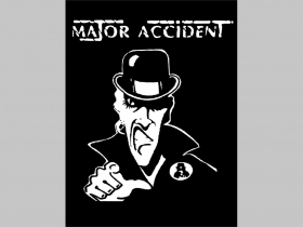 Major Accident chrbtová nášivka veľkosť cca. A4 (po krajoch neobšívaná)